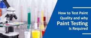 cataplasm paint test|paint testing companies.